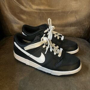 Nike Women’s Dunk Low Sneakers Black and White 7.5